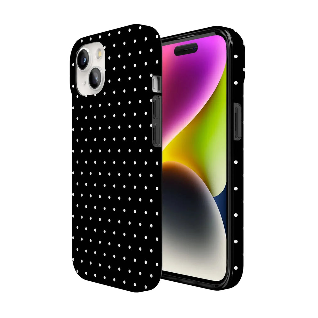 On the Dot | White Polka Dot Case