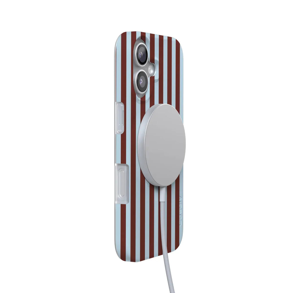 Sunday in Brooklyn | Blue Stripes Case