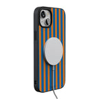 Go New York | Blue & Orange Stripes Case