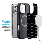 On the Dot | White Polka Dot Case