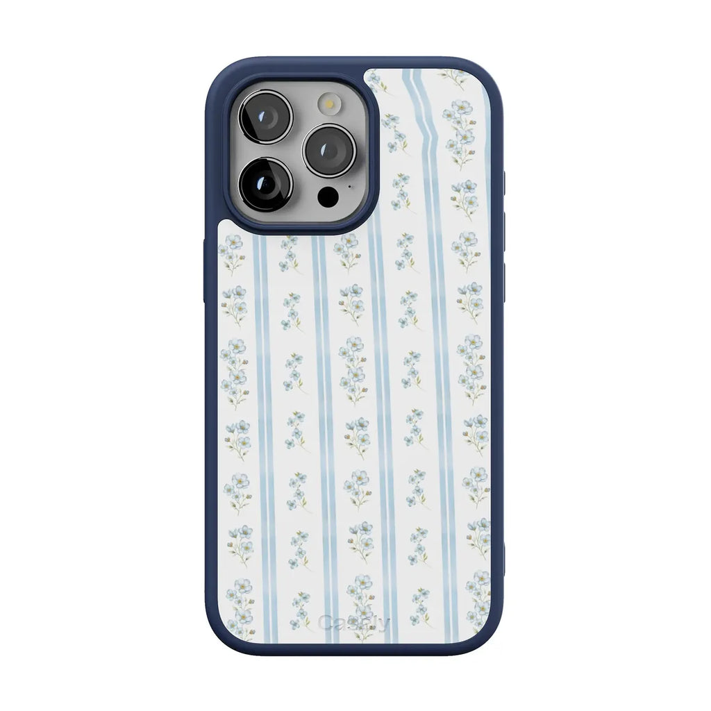 Cottage Stripe | Blue Floral Case