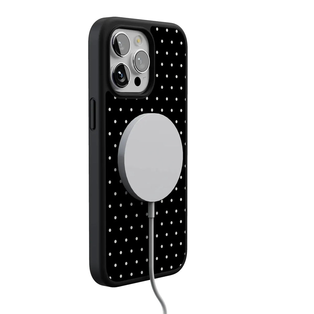 On the Dot | White Polka Dot Case