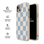 Fit Check | Light Blue Checkerboard Case