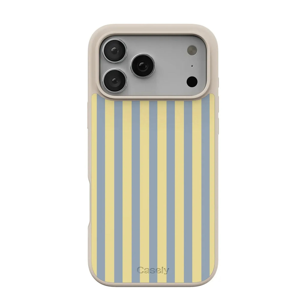 Coastline Stripes | Blue & Yellow Case