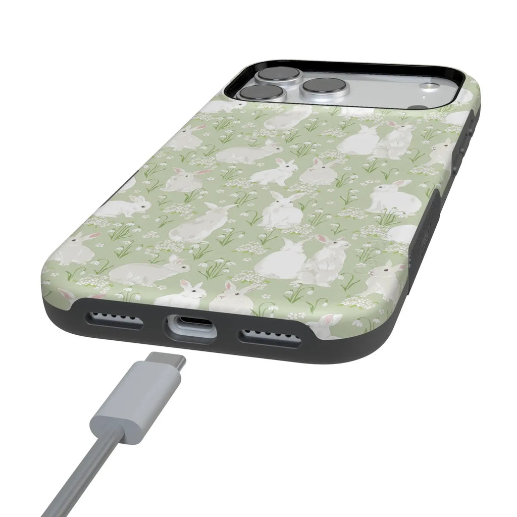 Hop to it | Green Bunny Case