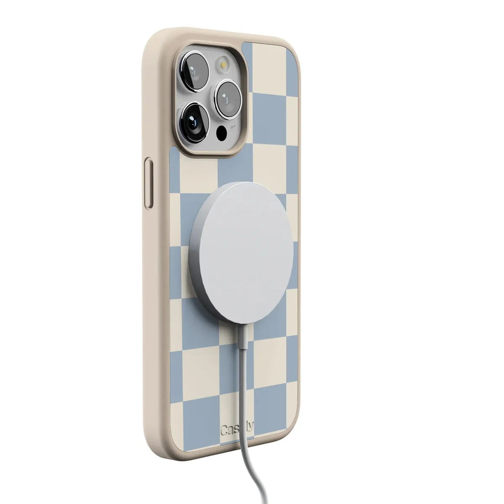 Fit Check | Light Blue Checkerboard Case