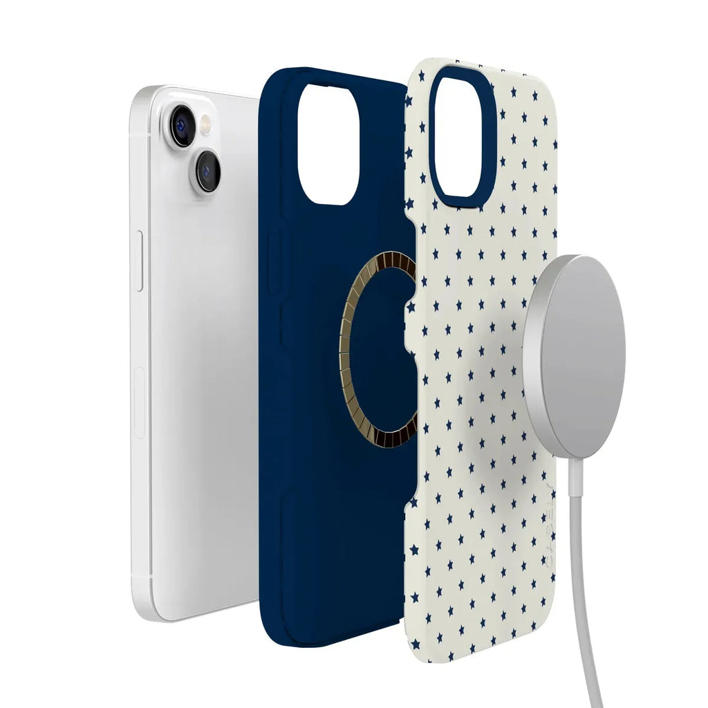 Tiny Stars | Blue & White Case
