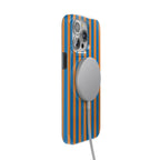 Go New York | Blue & Orange Stripes Case