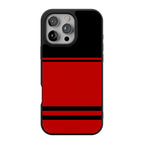 Storm Warning | Black & Red Stripes Case