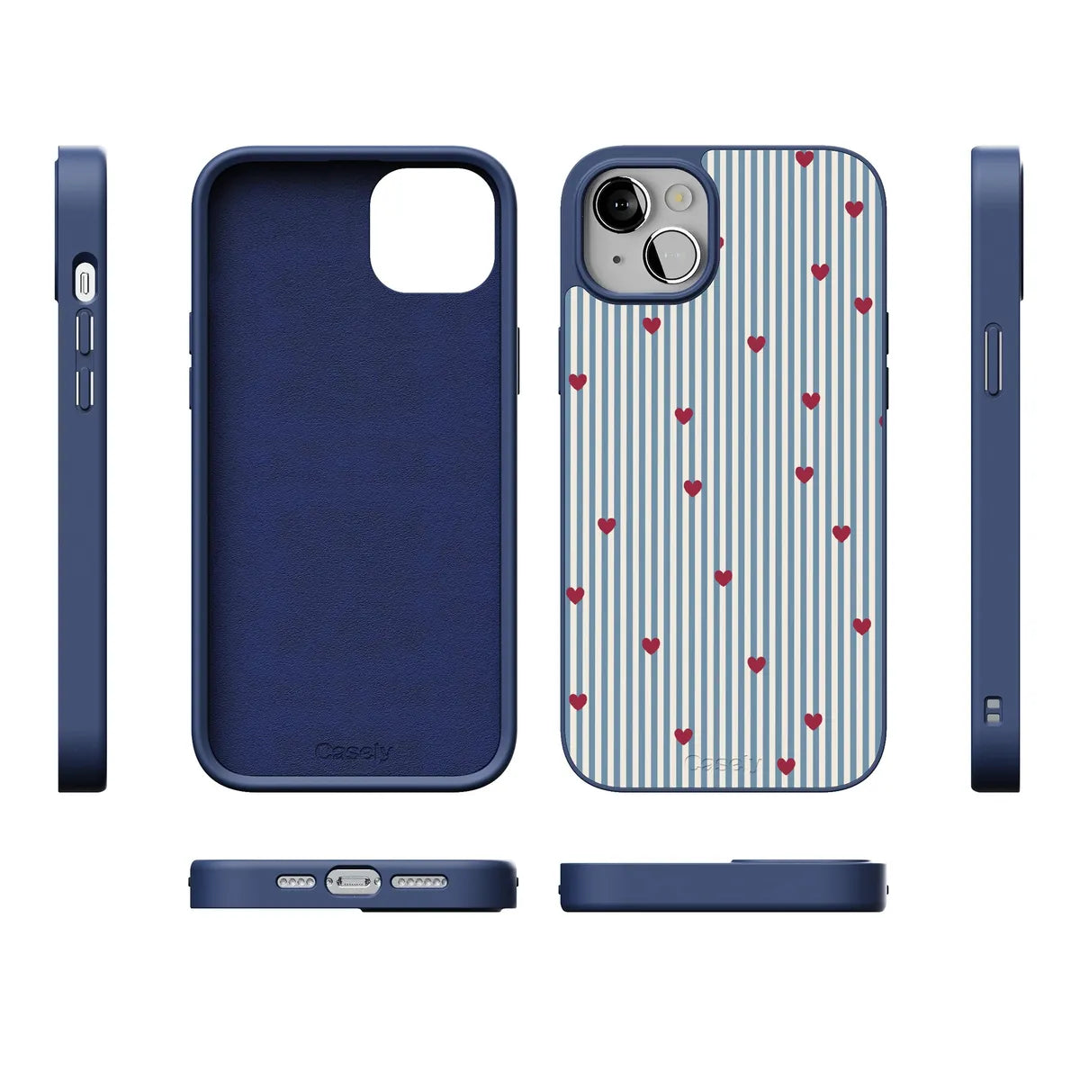 Love Lines | Blue Stripes Case