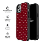 On the Dot | Maroon Polka Dot Case