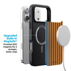 Go New York | Blue & Orange Stripes Case