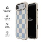 Fit Check | Light Blue Checkerboard Case