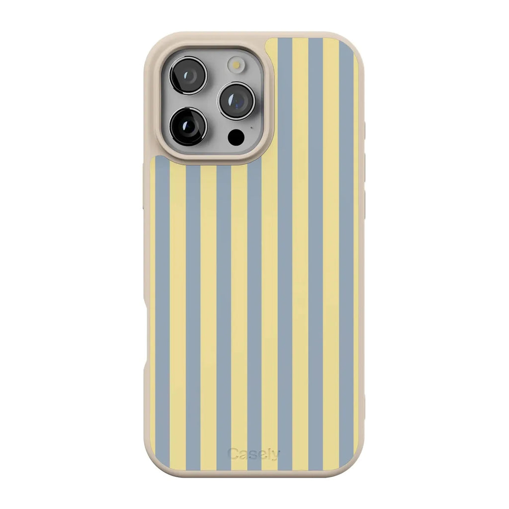 Coastline Stripes | Blue & Yellow Case