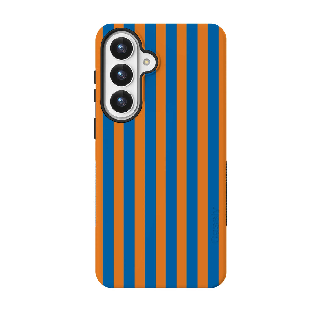 Go New York | Blue & Orange Stripes Case