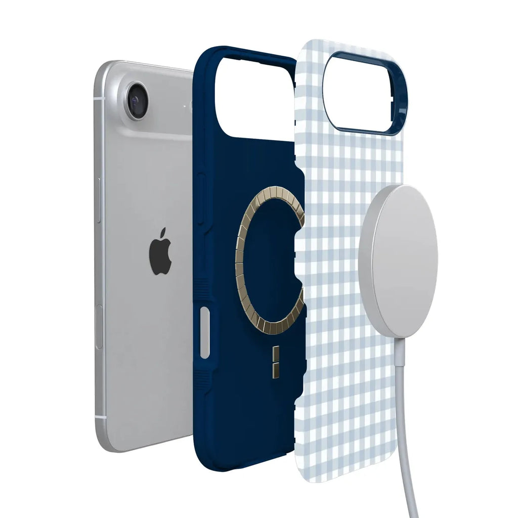 Pastel Picnic | Blue Gingham Case