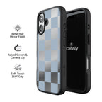 Fit Check | Light Blue Checkerboard Case