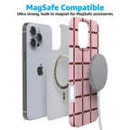 Uptown Gridlock | Pink Checkerboard Case