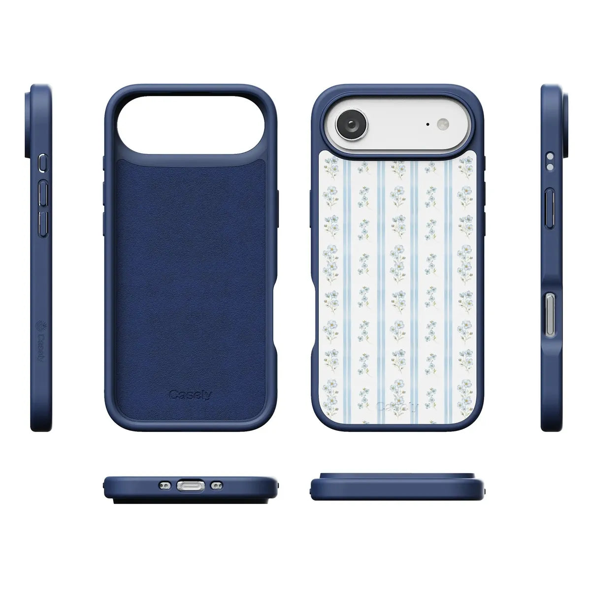 Cottage Stripe | Blue Floral Case