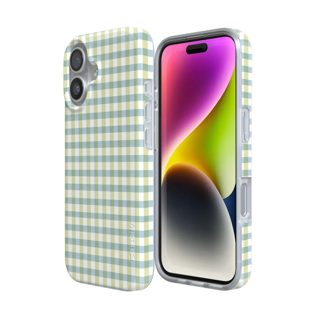 Pastel Picnic | Blue & Green Gingham Case