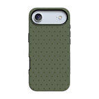 On the Dot | Olive Green Polka Dot Case