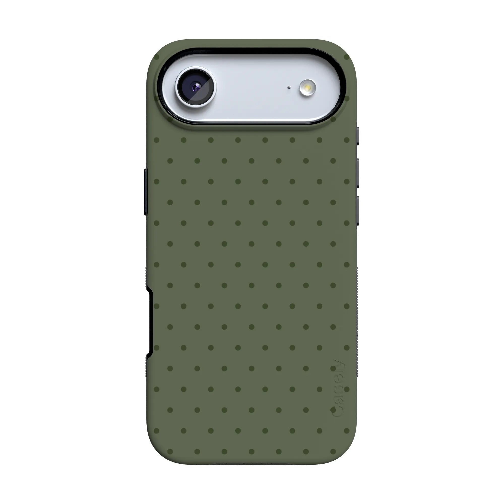 On the Dot | Olive Green Polka Dot Case