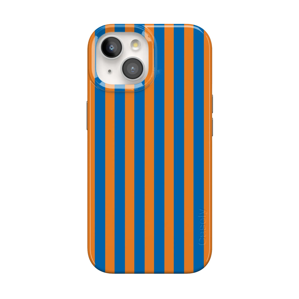 Go New York | Blue & Orange Stripes Case