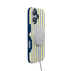 Coastline Stripes | Blue & Yellow Case
