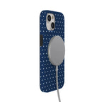 On the Dot | Navy Polka Dot Case