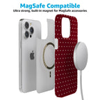 On the Dot | Maroon Polka Dot Case