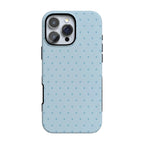 On the Dot | Blue Monochrome Polka Dot Case
