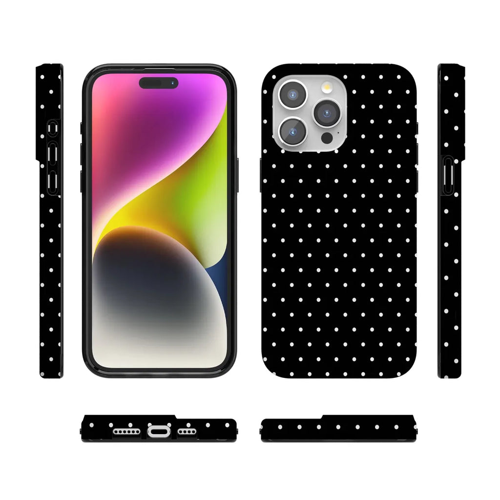 On the Dot | White Polka Dot Case