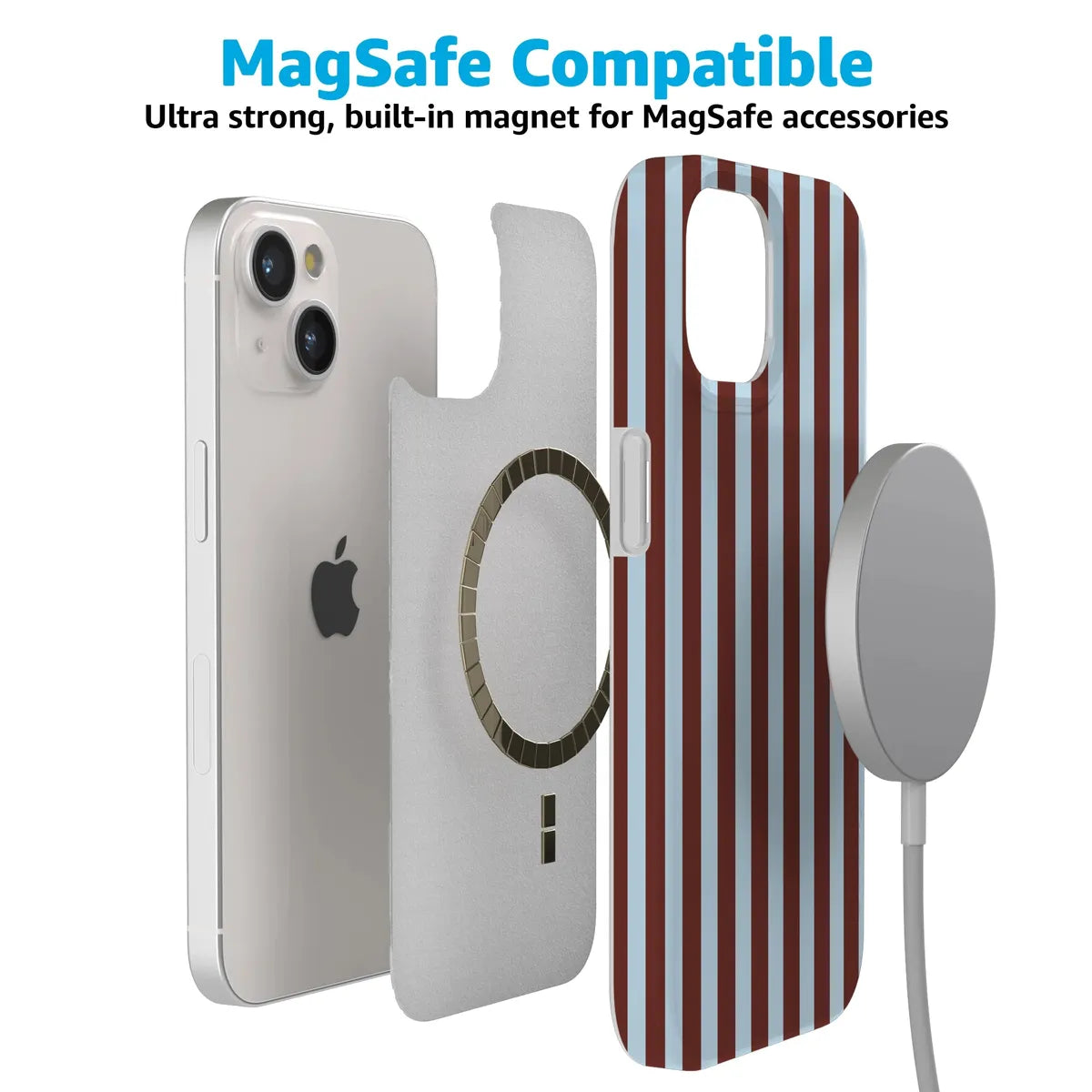 Sunday in Brooklyn | Blue Stripes Case