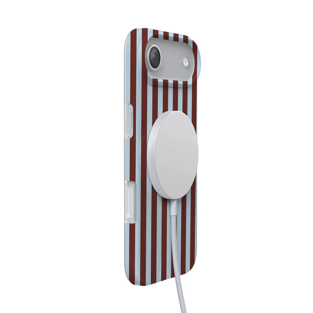 Sunday in Brooklyn | Blue Stripes Case