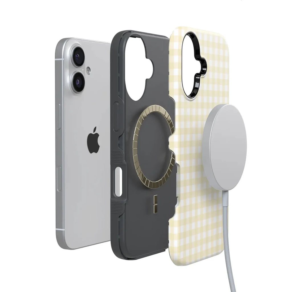 Pastel Picnic | Yellow Gingham Case
