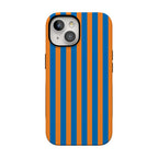 Go New York | Blue & Orange Stripes Case