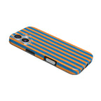 Go New York | Blue & Orange Stripes Case
