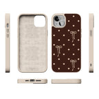 Teddy Bows | Brown Polka Dot Case