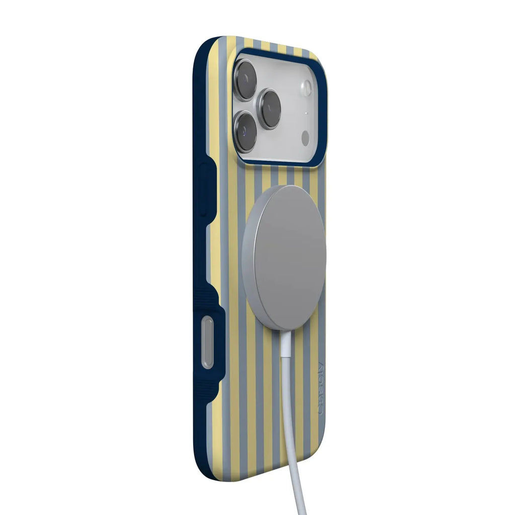Coastline Stripes | Blue & Yellow Case