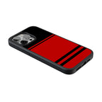 Storm Warning | Black & Red Stripes Case