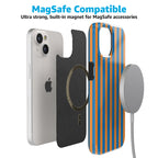 Go New York | Blue & Orange Stripes Case