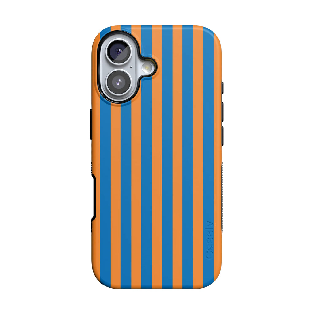 Go New York | Blue & Orange Stripes Case