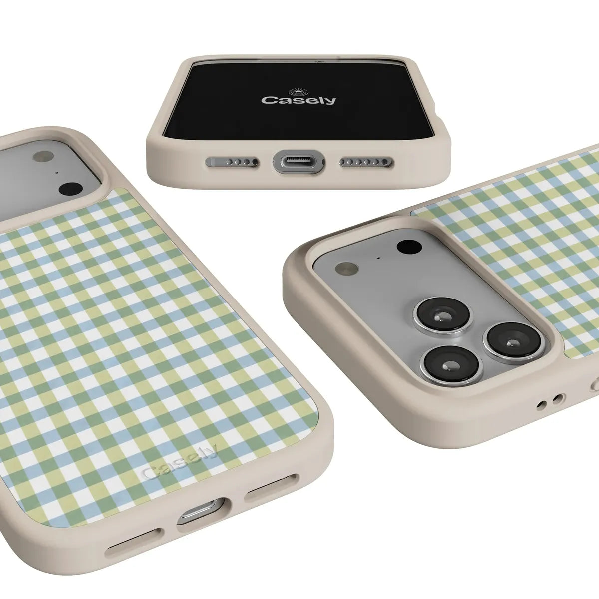 Pastel Picnic | Blue & Green Gingham Case