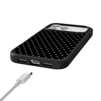 On the Dot | White Polka Dot Case