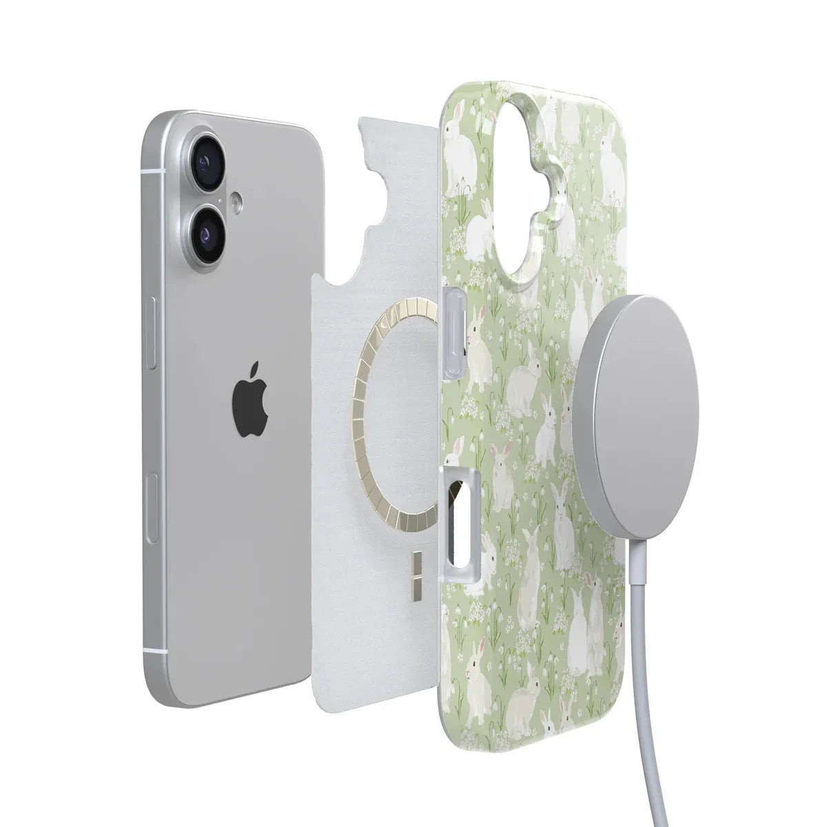 Hop to it | Green Bunny Case