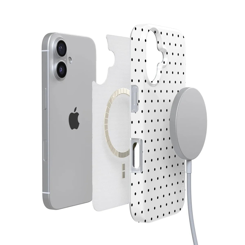 On the Dot | Black Polka Dot Case