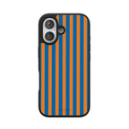 Go New York | Blue & Orange Stripes Case