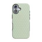 On the Dot | Green Polka Dot Case