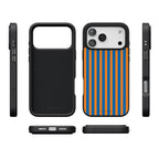 Go New York | Blue & Orange Stripes Case