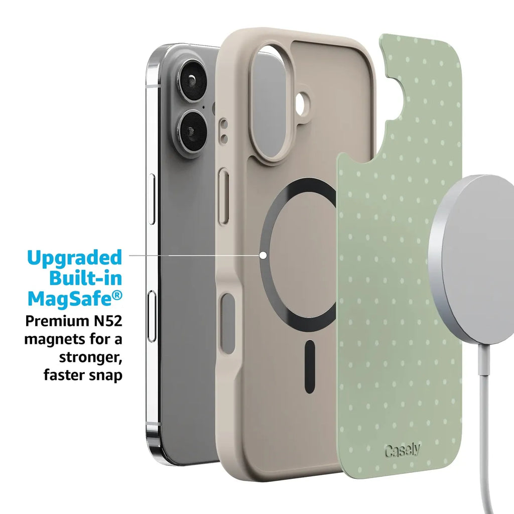 On the Dot | Green Polka Dot Case